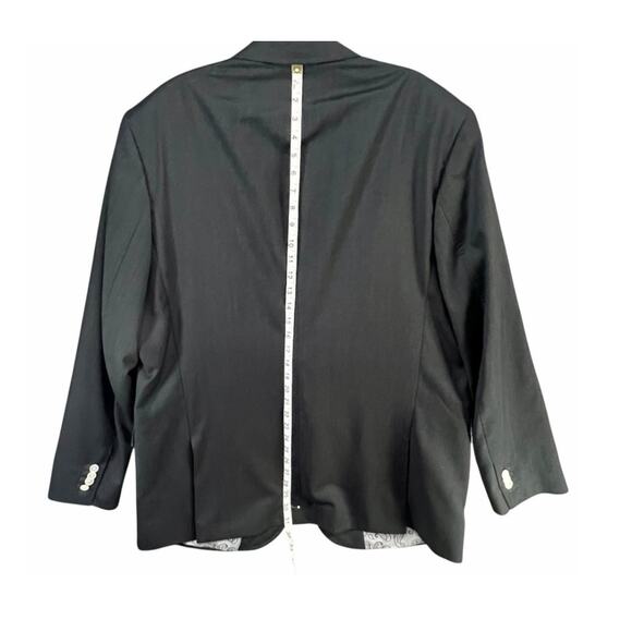 Elevee Bespoke Scabal Wool Sport Coat Jacket Approx 44R Surgeon Cuffs Peak Lapel - Picture 10 of 16